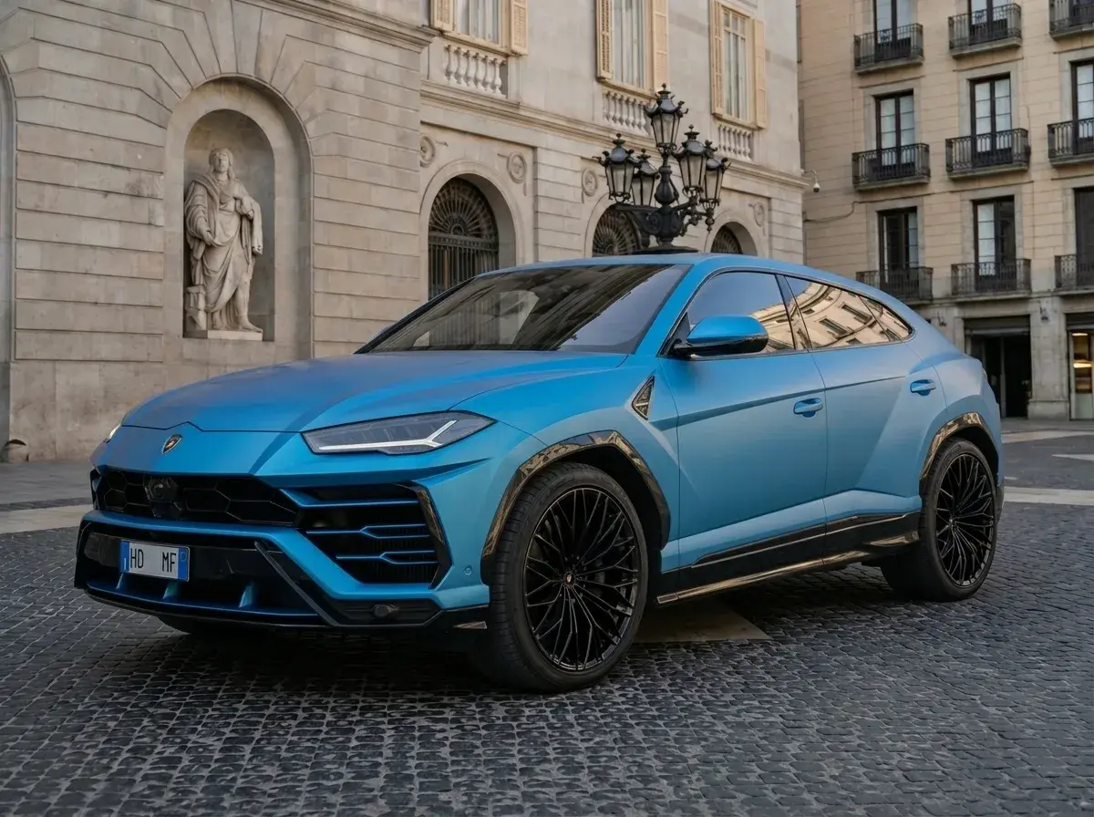 Lamborghini Urus SE 2025 — Munich Luxury Cars, München. Der Lamborghini Urus SE verbindet die Fahrdynamik eines Supersportwagens mit dem Format…