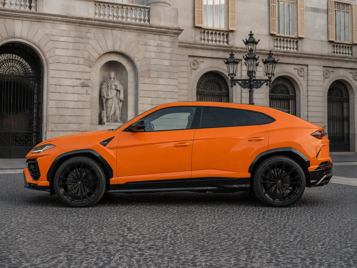 Lamborghini URUS SE 2025, exterior — Munich Luxury Cars, Munich. The 2025 Lamborghini Urus SE brings Lamborghini's SUV into a five-seat package built for…