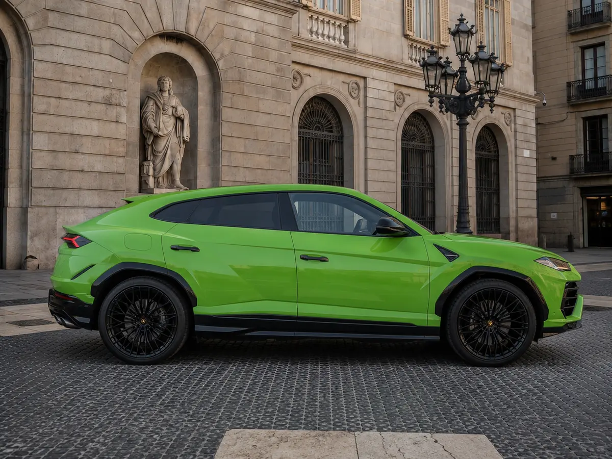 Lamborghini Urus SE 2026, Frontansicht — Munich Luxury Cars, München. Der Lamborghini Urus SE verbindet die Silhouette eines klassischen SUV mit dem Charakter…