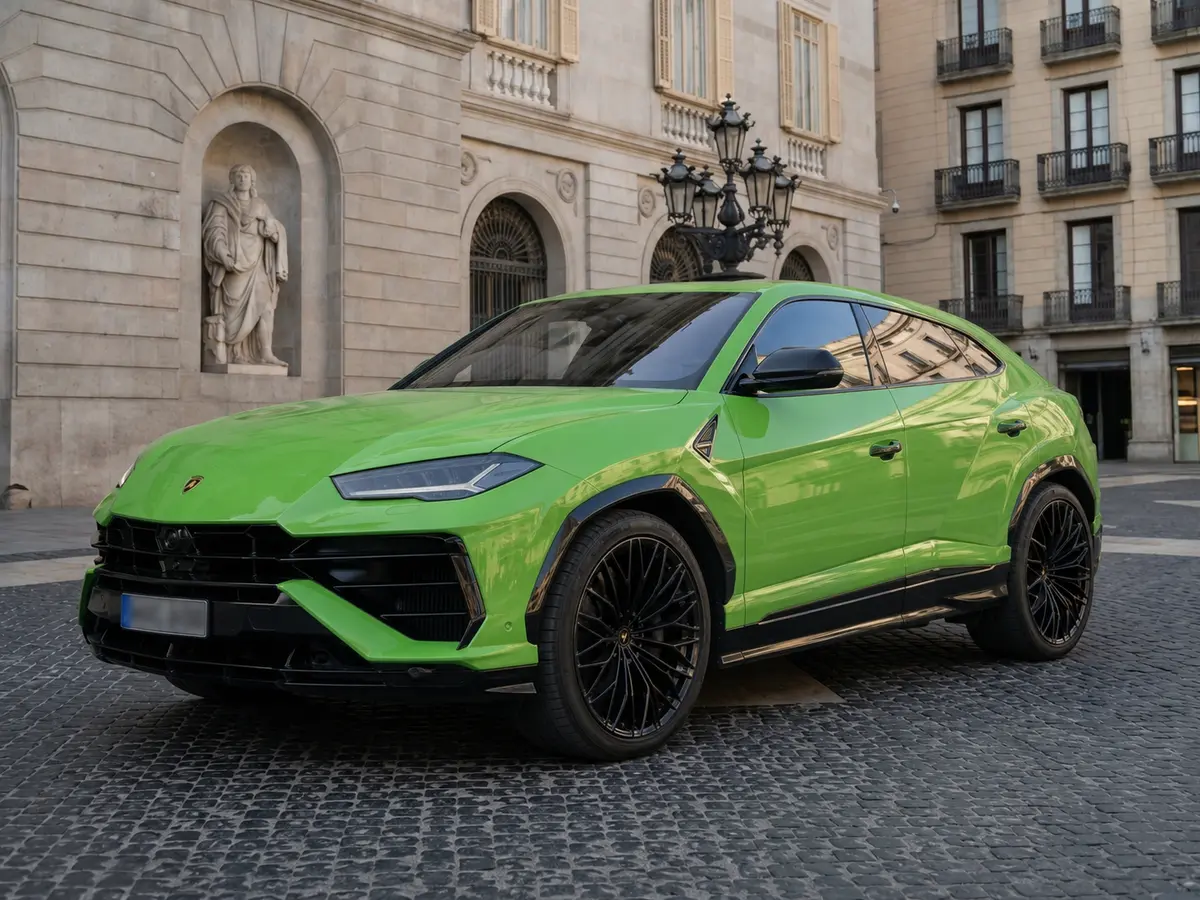 Lamborghini Urus SE 2026 — Munich Luxury Cars, München. Der Lamborghini Urus SE verbindet die Silhouette eines klassischen SUV mit dem Charakter…