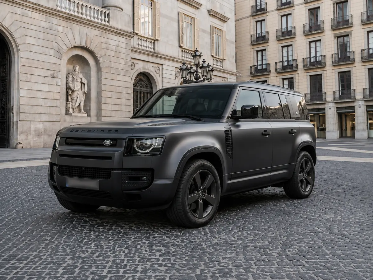 Land Rover Defender 2024 — Munich Luxury Cars, München. Der Land Rover Defender aus dem Modelljahr 2024 ist als Siebensitzer ausgelegt und damit…
