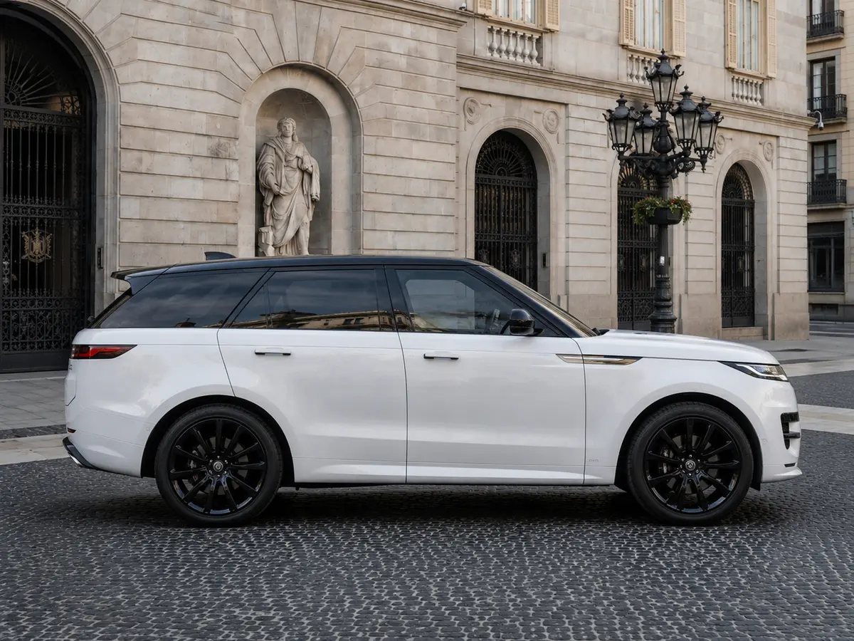 Land Rover Range Rover Sport 2025, Frontansicht — Munich Luxury Cars, München. Der Range Rover Sport 2025 verbindet die Sitzposition und Übersicht eines klassischen SUV…