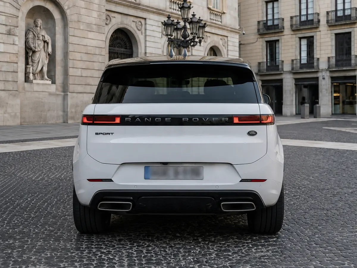 Land Rover Range Rover Sport 2025, Heckansicht — Munich Luxury Cars, München. Der Range Rover Sport 2025 verbindet die Sitzposition und Übersicht eines klassischen SUV…