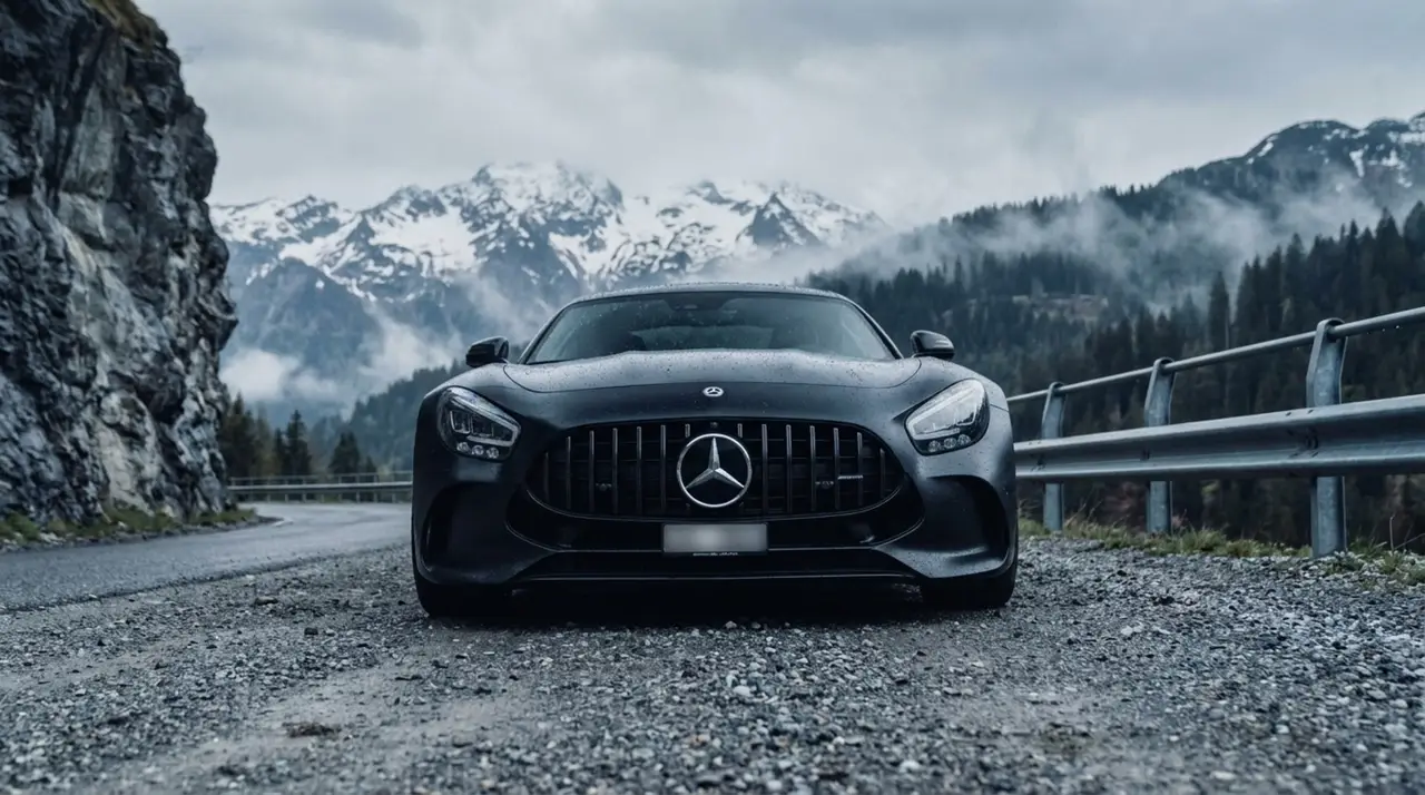 Mercedes Benz GT63 AMG Coupe 2024, салон — Munich Luxury Cars, Мюнхен. Mercedes-Benz GT63 AMG Coupe 2024 года — двухместный спорткар с отдачей двигателя в 577…