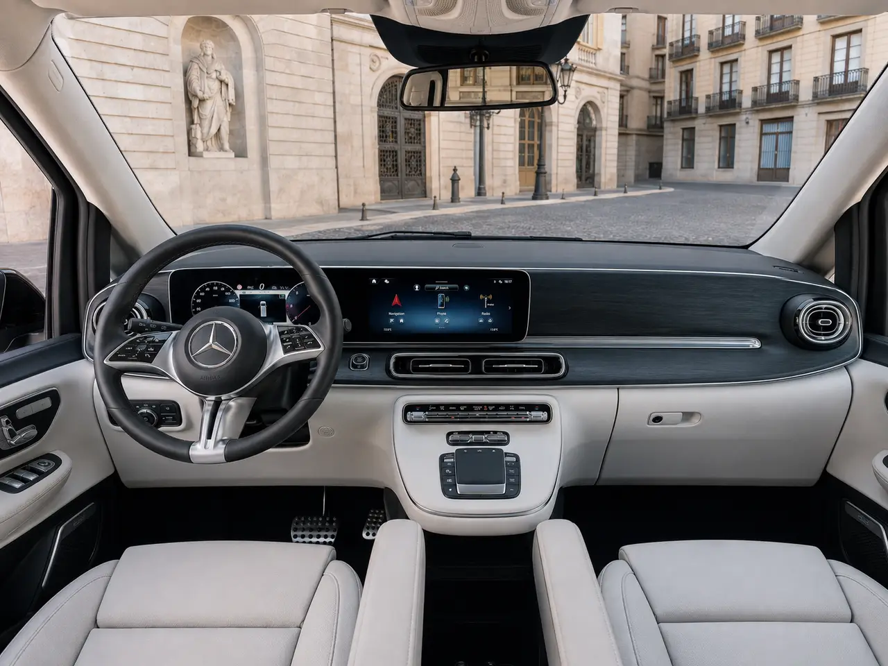 Mercedes Benz V300 4x4 XL VIP (Captain, 7 seat) 2025, Innenraum — Munich Luxury Cars, München. Der Mercedes-Benz V300 4x4 XL VIP ist für Gruppen gebaut, die auf einer Fahrt…
