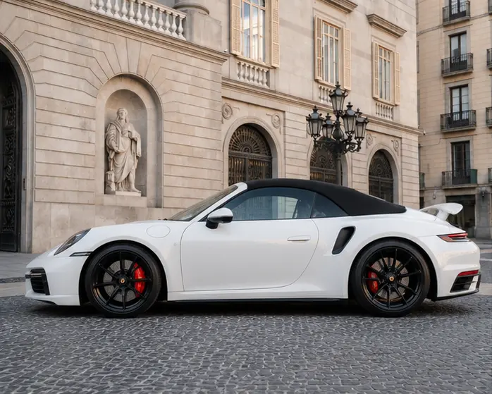 Porsche 911 Carrera S Cabrio (992) 2025, Außenansicht — Munich Luxury Cars, München. Der Porsche 911 Carrera S Cabrio (992) verbindet die typische 911-Präzision mit offener…