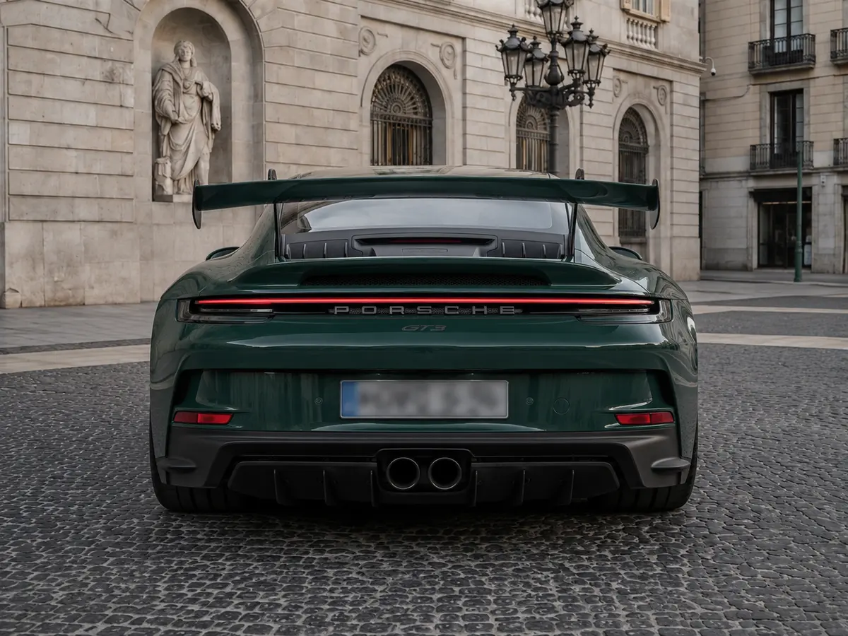 Porsche 911 GT3 2026, Heckansicht — Munich Luxury Cars, München. Der Porsche 911 GT3 (2026) steht für die kompromisslose Linie der Elfer-Baureihe: 510 PS,…