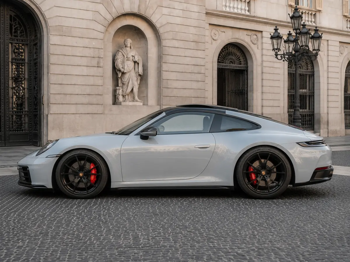 Porsche Carrera Spyder 992,2 GTS 2025, Außenansicht — Munich Luxury Cars, München. Der Porsche Carrera Spyder 992,2 GTS verbindet die Offenheit eines Cabrios mit der…