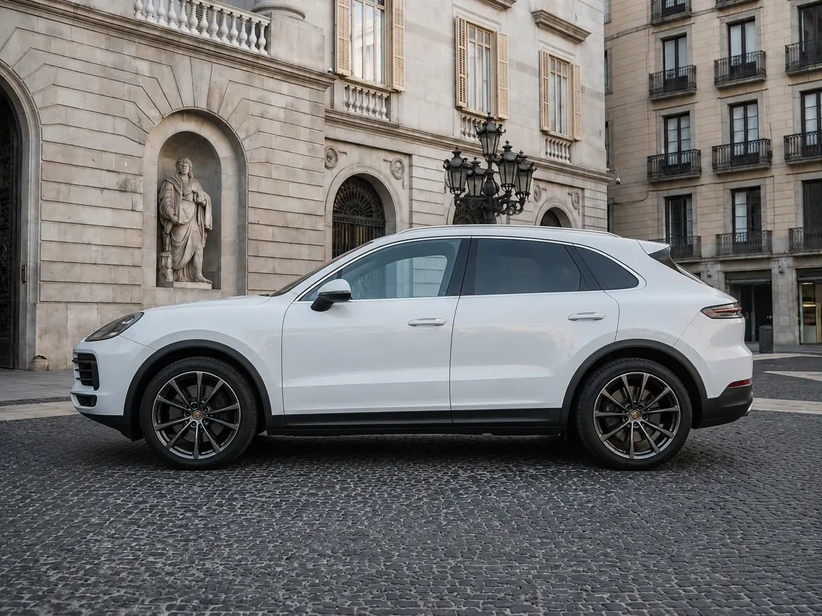 Porsche Cayenne 2025, Außenansicht — Munich Luxury Cars, München. Der Porsche Cayenne verbindet die Fahrpräzision der Sportwagenmarke mit dem Platzangebot…