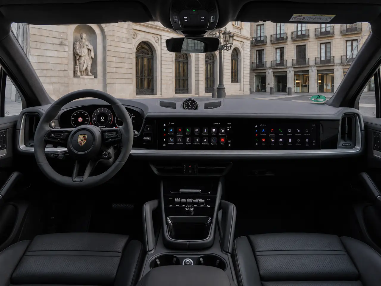 Porsche Cayenne 2025, Innenraum — Munich Luxury Cars, München. Der Porsche Cayenne verbindet die Fahrpräzision der Sportwagenmarke mit dem Platzangebot…