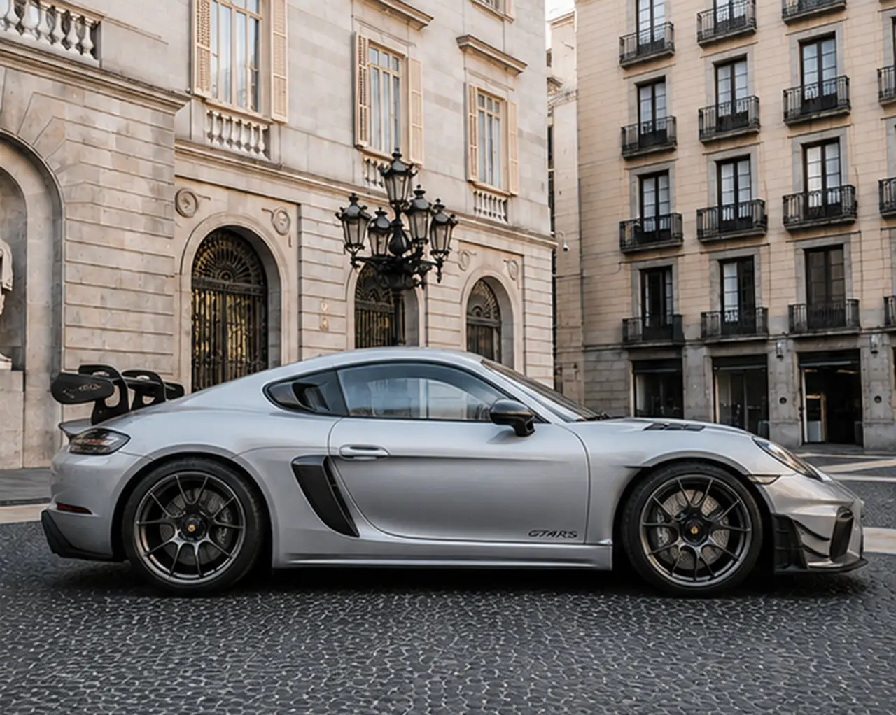 Porsche GT4 RS 2024, Frontansicht — Munich Luxury Cars, München. Der Porsche GT4 RS aus 2024 ist kein Auto für den bequemen Kompromiss, sondern für…