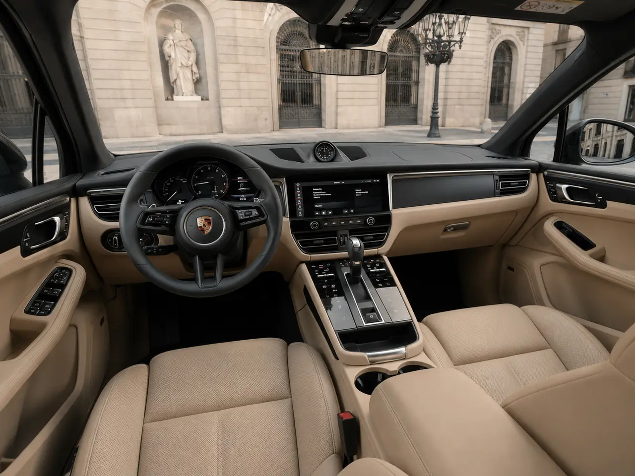 Porsche Macan 2024, Innenraum — Munich Luxury Cars, München. Der Porsche Macan verbindet die Fahrpräzision der Marke mit der Alltagstauglichkeit eines…