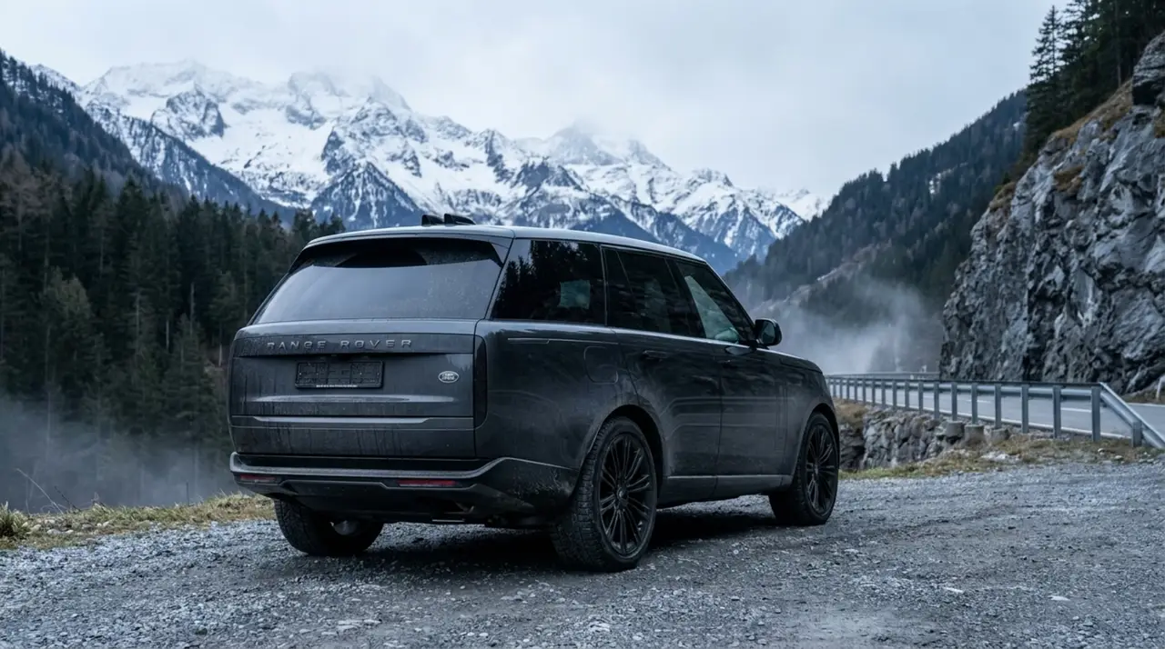 Rover Range Rover Autobiography P530 2026, Frontansicht — Munich Luxury Cars, München. Der Range Rover Autobiography P530 aus dem Modelljahr 2026 ist ein Fahrzeug, das seine…