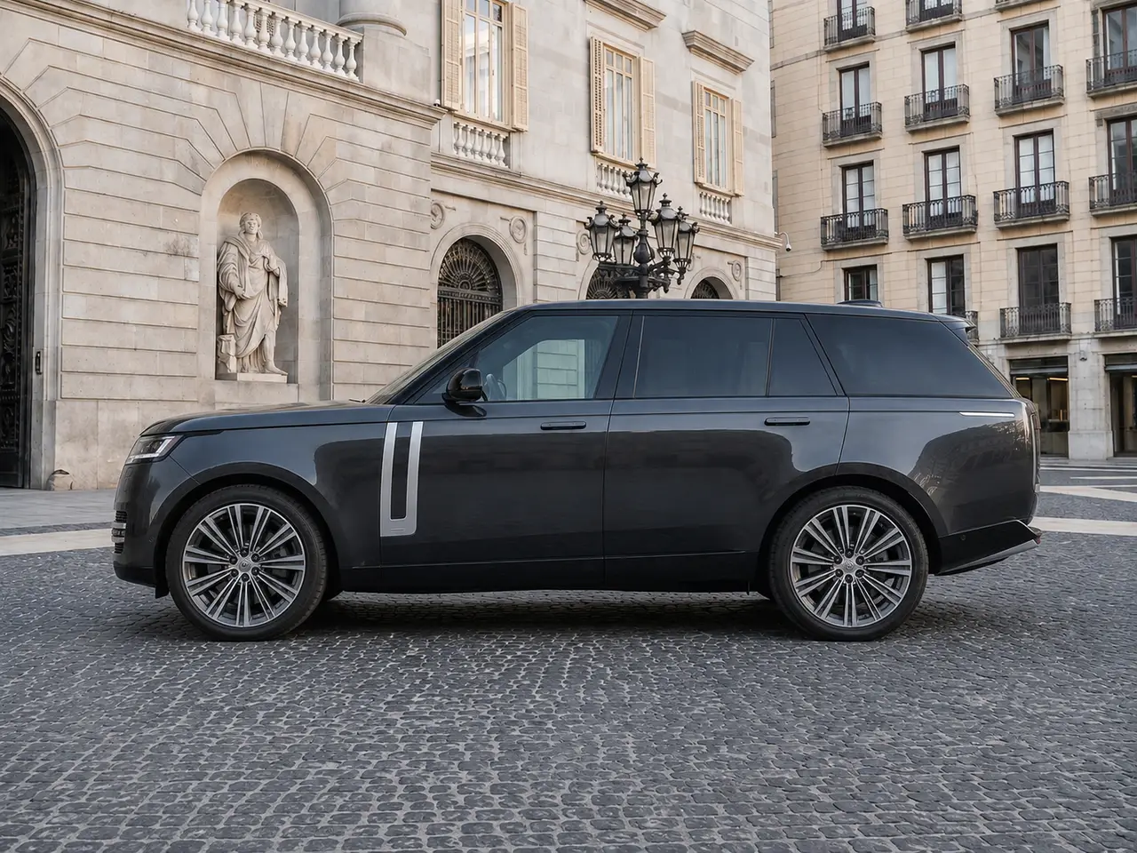 Rover Range Rover Autobiography P530 2026, Außenansicht — Munich Luxury Cars, München. Der Range Rover Autobiography P530 aus dem Modelljahr 2026 ist ein Fahrzeug, das seine…
