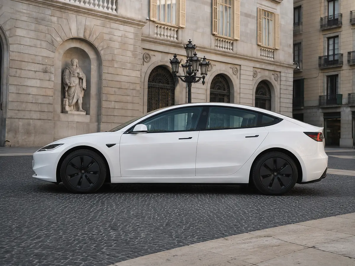 Tesla Model 3 Performance 2026, exterior — Munich Luxury Cars, Munich. The 2026 Tesla Model 3 Performance is the quickest-witted car in daily traffic without…