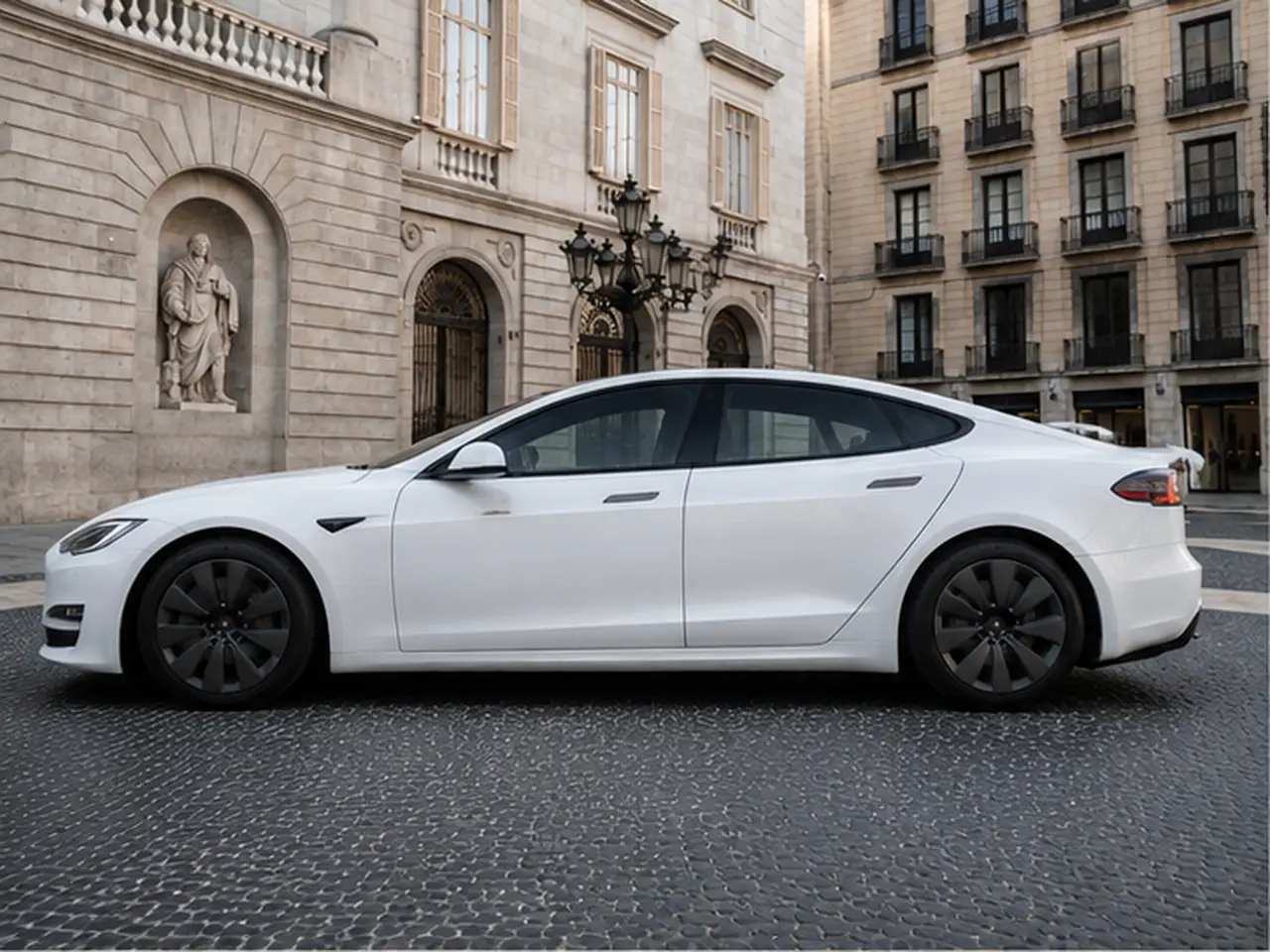 Tesla Model S Plaid 2025, Außenansicht — Munich Luxury Cars, München. Der Tesla Model S Plaid bringt 1020 PS auf die Straße, ohne dass im Innenraum viel davon…